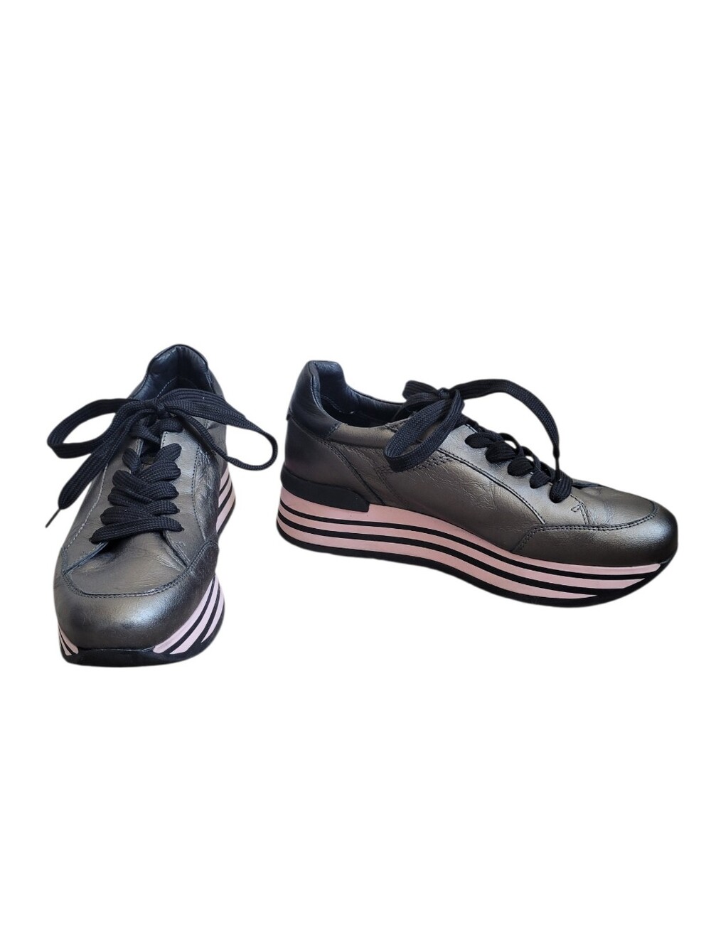 Janet Sport Metallic Platform Sneaker